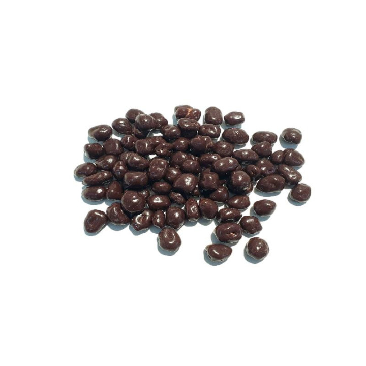 Maíz "Kikos" cubiertos con chocolate negro