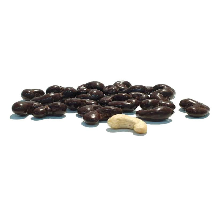 Anacardos cubiertos con chocolate negro - Naturafruits.com