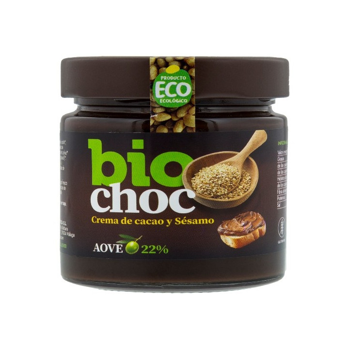 Creme de cacau e sésamo