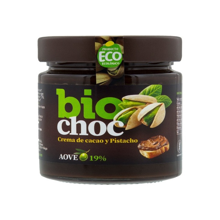 Creme de cacau e pistáchios