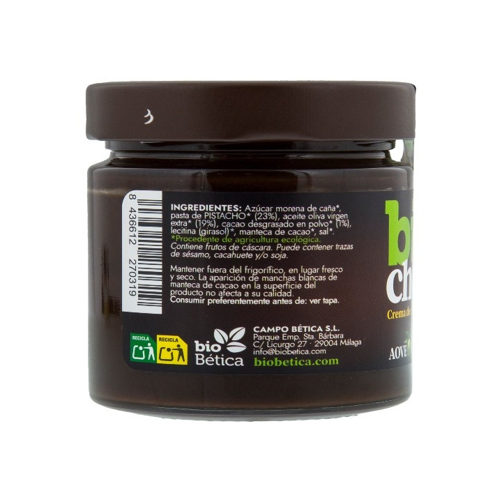 Crema de cacao y pistachos - Naturafruits.com