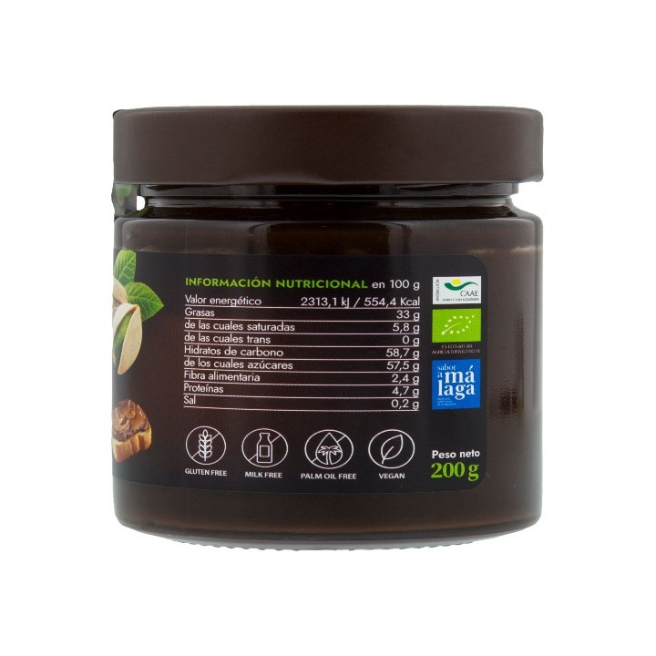 Crema de cacao y pistachos - Naturafruits.com