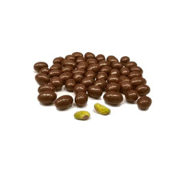 Pistaches com chocolate com leite