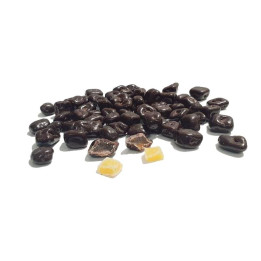 Mango amb xocolata negra