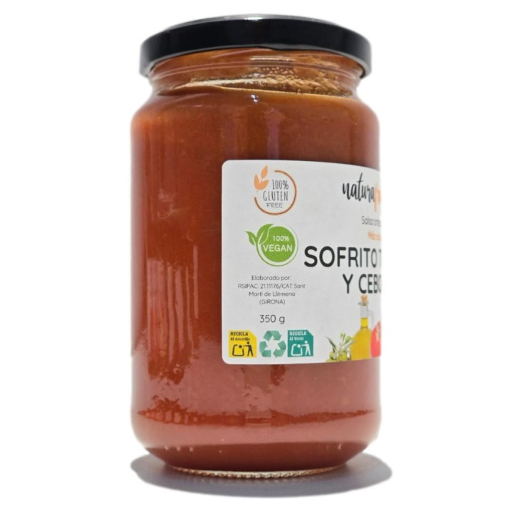 Sofrito caseiro de tomate e cebola
