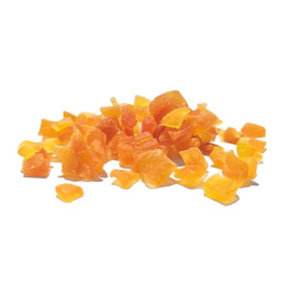 Melão Cantaloupe em cubos com frutose