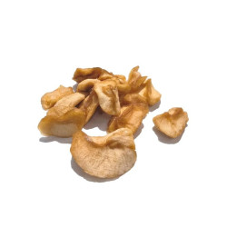 Manzana deshidratada con fructosa