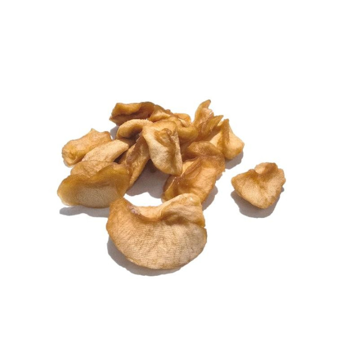 Manzana deshidratada con fructosa