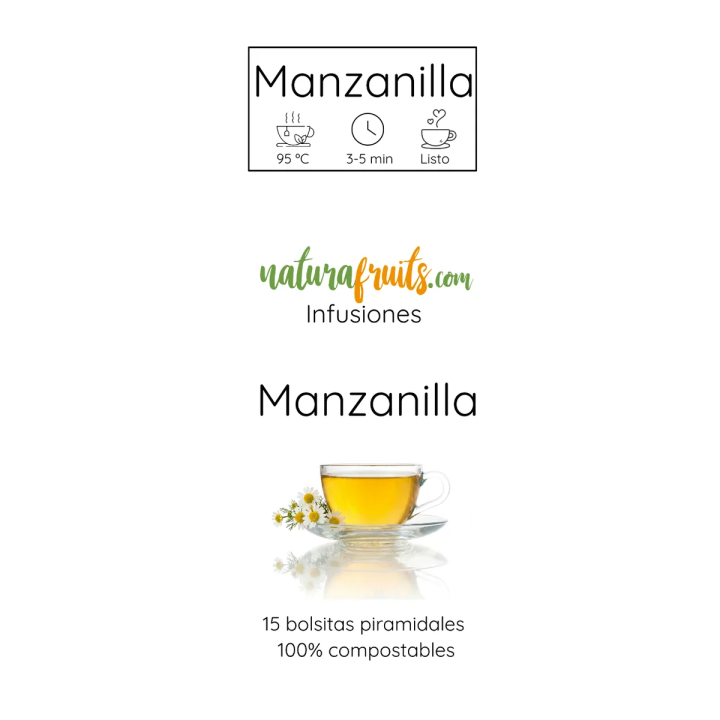 Manzanilla en pirámides | Naturafruits