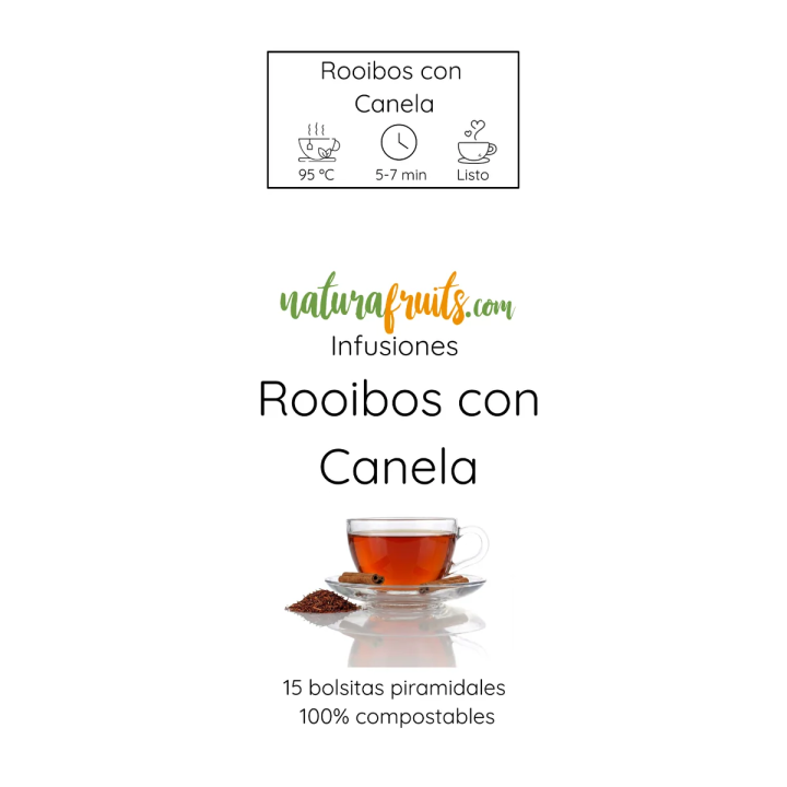Rooibos amb Canyella en piràmides | Naturafruits