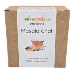 Chá Preto Masala Chai em pirâmides | Naturafruits