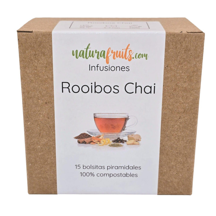 Rooibos Chai em pirâmides | Naturafruits