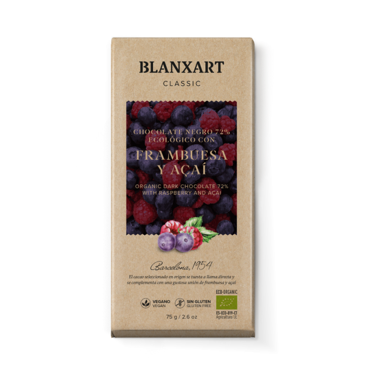 Xocolata Negra 72% Gerds i Açaí | Naturafruits
