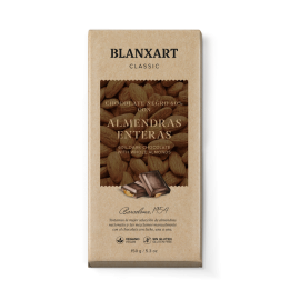 Chocolate Negro 60% con Almendras 150 g | NaturaFruits