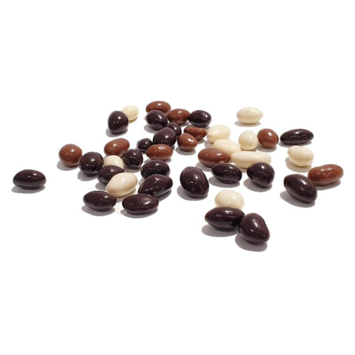 Cacahuetes tres chocolates