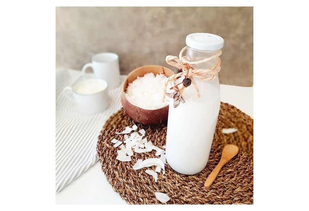 Leche de coco casera